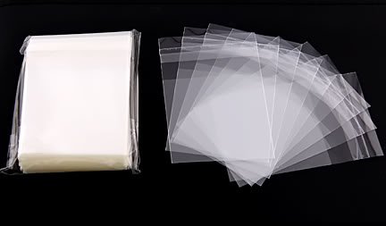 100 OPP SELF ADHESIVE SEAL CLEAR PLASTIC BAG 4" X 6"