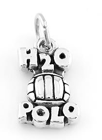 STERLING SILVER WATER POLO (H2O) CHARM/PENDANT