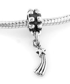 STERLING SILVER DANGLE SHOOTING STAR EUROPEAN BEAD