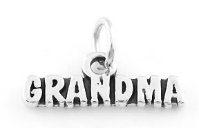 STERLING SILVER GRANDMA CHARM/PENDANT