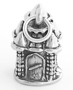 STERLING SILVER 3D MEDIEVAL/ PRINCESS CASTLE CHARM/PENDANT