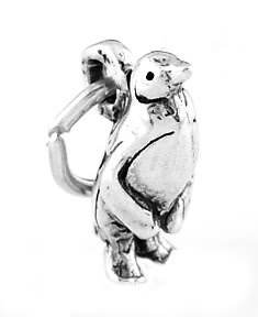 STERLING SILVER CUTE PENGUIN CHARM/PENDANT