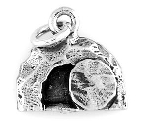 STERLING SILVER EMPTY TOMB of JESUS CHRISTIAN CHARM