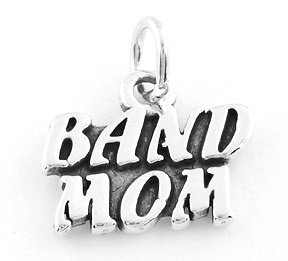 STERLING SILVER BAND MOM CHARM/PENDANT