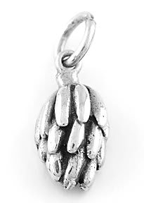STERLING SILVER BUNDLE OF BANANAS CHARM/PENDANT