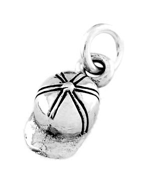 STERLING SILVER SMALL HAT / CAP CHARM/PENDANT
