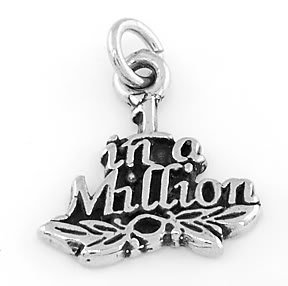 STERLING SILVER ONE IN A MILLION CHARM