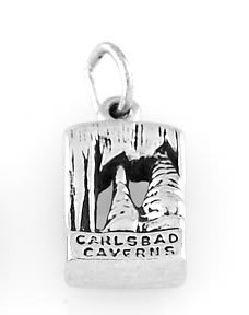 STERLING SILVER CARLSBAD CAVERN CHARM/PENDANT