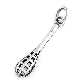STERLING SILVER FIELD HOCKEY/ LACROSSE STICK CHARM/PENDANT