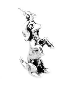 STERLING SILVER DACHSHUND ON BACK LEGS CHARM/PENDANT