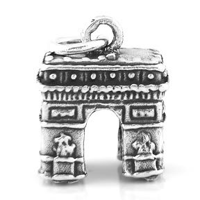 STERLING SILVER 3D L'ARC de TRIOMPHE PARIS CHARM