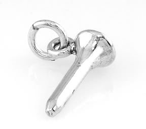 STERLING SILVER GOLFER'S GOLF TEE CHARM