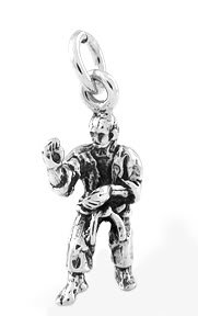 STERLING SILVER TAE KWON DO INSTRUCTOR CHARM