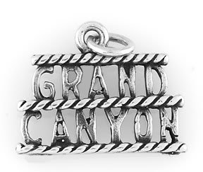 STERLING SILVER GRAND CANYON TRAVEL CHARM