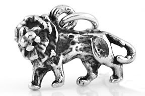 STERLING SILVER 3D SIMBA STYLE LION CHARM