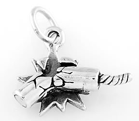 STERLING SILVER FIREWORKS CHARM/PENDANT