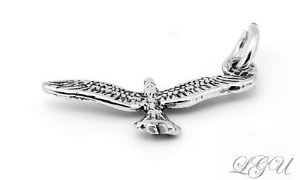 STERLING SILVER SEAGULL 3D CHARM/PENDANT