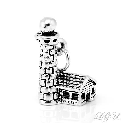 STERLING SILVER LIGHTHOUSE CHARM/PENDANT