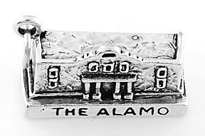 STERLING SILVER THE ALAMO CHARM/ PENDANT