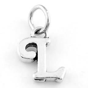 STERLING SILVER FANCY LETTER L CHARM/PENDANT