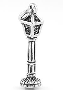STERLING SILVER LAMP POST CHARM/PENDANT