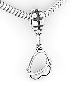 STERLING SILVER DANGLING SKI GOGGLES EUROPEAN BEAD
