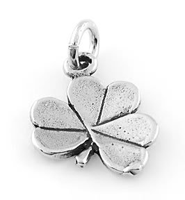 STERLING SILVER SHAMROCK CHARM/PENDANT