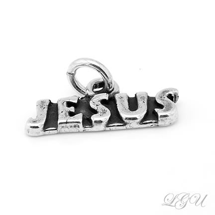STERLING SILVER JESUS CHARM/PENDANT