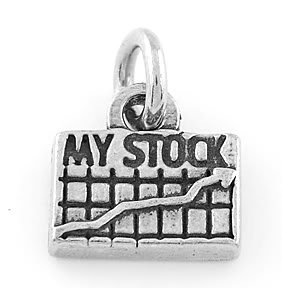 STERLING SILVER MY STOCK CHARM/PENDANT