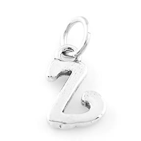 STERLING SILVER FANCY LETTER Z CHARM/PENDANT