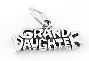 STERLING SILVER GRAND DAUGHTER CHARM/PENDANT
