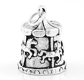 STERLING SILVER CAROUSEL MERRY GO ROUND 3D CHARM/PENDANT