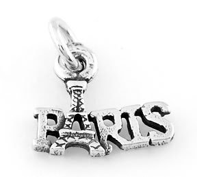 STERLING SILVER PARIS EIFFEL TOWER CHARM/PENDANT