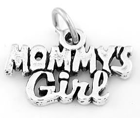 STERLING SILVER MOMMY'S GIRL CHARM/PENDANT