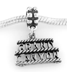 STERLING SILVER DANGLE GRAND CANYON EUROPEAN BEAD