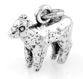 STERLING SILVER SHEEP / LAMB CHARM/PENDANT