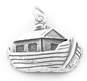 STERLING SILVER NOAH'S ARK CHARM/PENDANT
