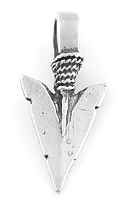 STERLING SILVER ARROW HEAD CHARM/PENDANT