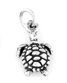 STERLING SILVER TURTLE CHARM/PENDANT