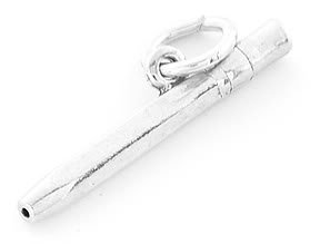 STERLING SILVER PENCIL CHARM/PENDANT