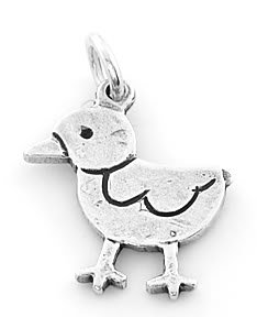 STERLING SILVER CHICK / DUCK CHARM/PENDANT