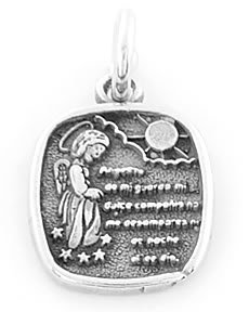STERLING SILVER GUARDIAN ANGEL CHARM/PENDANT