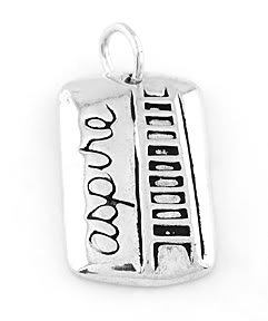 STERLING SILVER ASPIRE LADDER CHARM/PENDANT