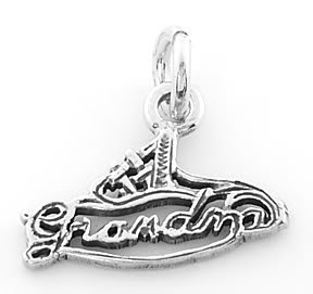 STERLING SILVER #1 GRANDMA CHARM/PENDANT