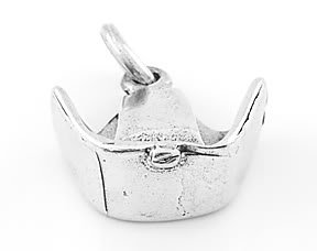 STERLING SILVER 3D NURSE'S HAT CHARM/PENDANT