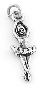 STERLING SILVER BALLERINA CHARM/PENDANT