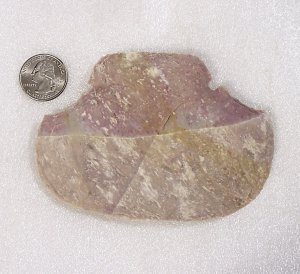 Ulu Stone Knife Hand Axe Professionally Hand Knapped UL14