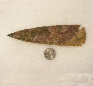 Hunting Spear Point 6.25" Professionally Hand Knapped SP023