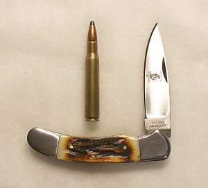Handmade Stainless @ Bone Folding Pocket Purse Knife