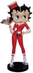 Betty Boop Rollerskate Waitress Figure